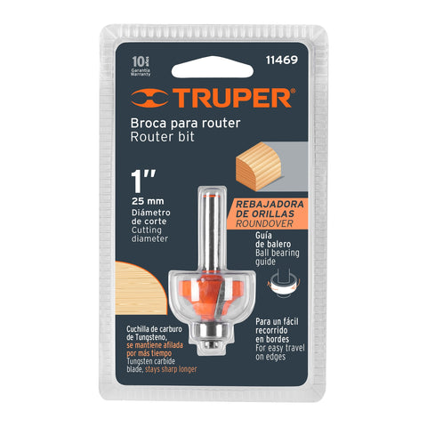 BROCA ROUTER REDONDEADOR 1' C/BALERO