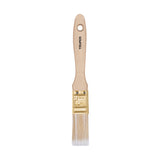BROCHA CERDAS SINTITICAS 1' CORTE RECTO, MANGO DE MADERA