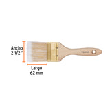 BROCHA 2-1/2", RECTO,CERDAS SINTÉTICAS