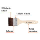 BROCHA 3", ANGULAR, CERDAS SINTÉTICAS