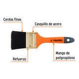 BROCHA MGO/PLASTI 2' CERDA NAT 48X15MM