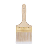BROCHA CERDAS SINTITICAS 4' CORTE RECTO, MANGO DE MADERA