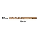 BROCA SDS PLUS 12 X 160 MM, TRUPER