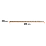 BROCA SDS PLUS 16 X 460 MM, TRUPER