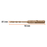 BROCA SDS PLUS 5 X 110 MM, TRUPER