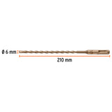 BROCA SDS PLUS 6 X 210 MM, TRUPER