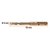 BROCA SDS PLUS 8 X 110 MM, TRUPER