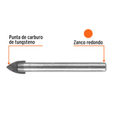 BROCA P/VIDRIO 1/2' C/TUNGSTENO