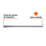 BROCA P/VIDRIO 1/8' C/TUNGSTENO