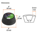 COPA DESBASTE, 5", GRANO 36 PARA PIEDRA