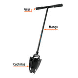 CAVADOR GIRATORIO DE ACERO, MANGO 'T' 30', TRUPER