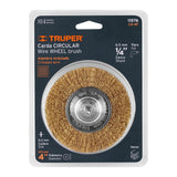 CARDA CIRCULAR PARA TALADRO 4" FINA
