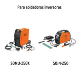 CABLE PARA SOIN-250 Y SOMU-250X, CON PINZA DE TIERRA, TRUPER