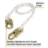 CABLE DE POSICIONAMIENTO CUERDA DE POLIISTER DE 1.5 M, ANSI