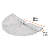 CALIBRADOR DE 26 LAINAS 0.0015 A 0.025'