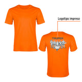 CAMISETA NARANJA ESTAMPADA 100% ALGODSN, TALLA 42, TRUPER