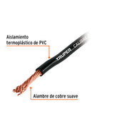 CARRETE CON 9 M DE CABLE PRIMARIO NEGRO CALIBRE 16, TRUPER