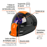 CARETA DIGITAL PARA SOLDAR, SOMBRA 9 A 13, TRUPER EXPERT