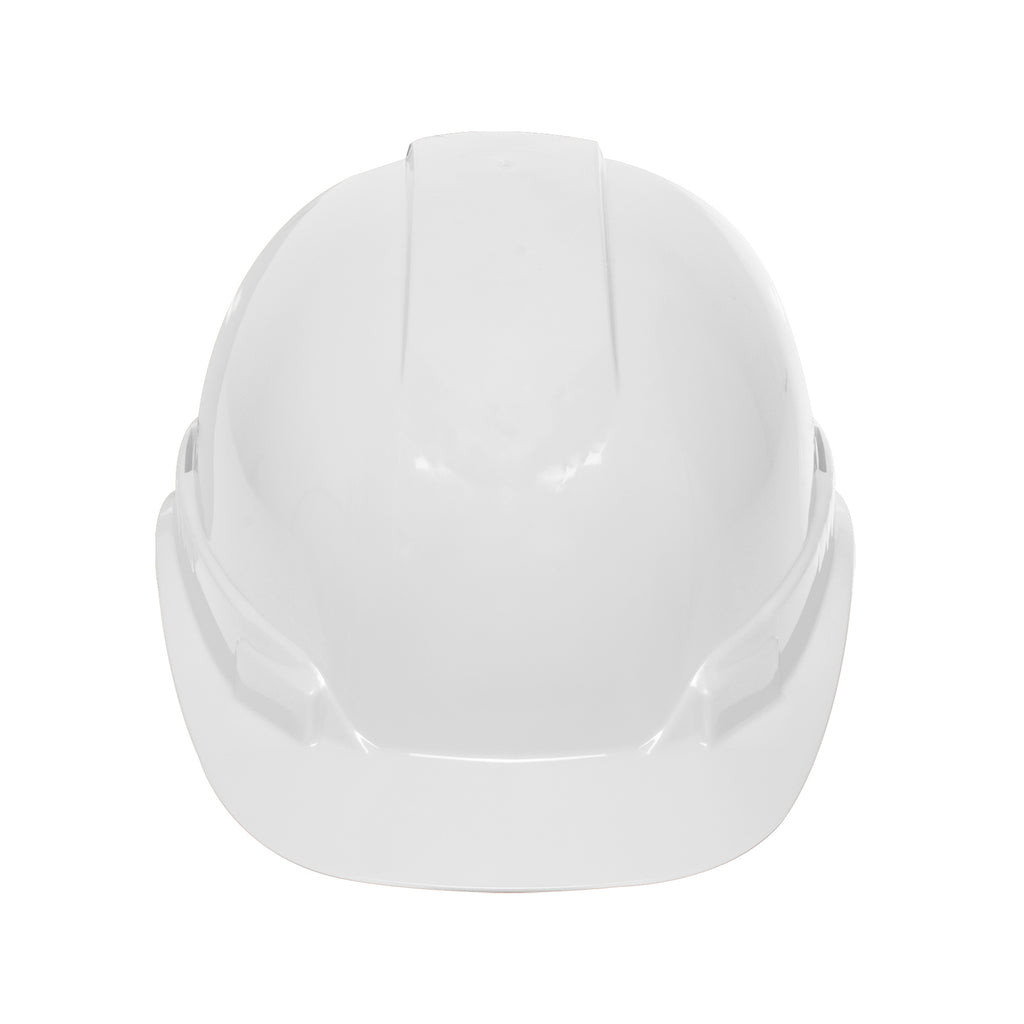 CASCO DE SEGURIDAD VENTILADO, AJUSTE DE MATRACA, BLANCO