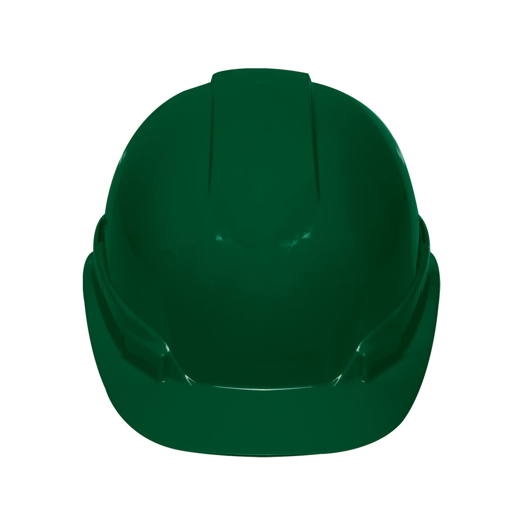 CASCO DE SEGURIDAD VENTILADO, AJUSTE DE MATRACA, VERDE