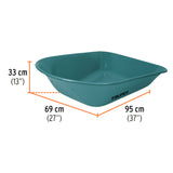 CARRETILLA 5 FT, LLANTA IMPONCHABLE
