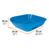 CARRETILLA 5.5 FT3 IMPONCHABLE, BASTIDORES MADERA, TRUPER