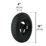 CARRETILLA 5 FT3 NEUMATICA, BASTIDOR TUBULAR, TRUPER