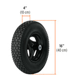 CARRETILLA PLASTICA LLANTA REF 6'BAS/TUB