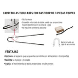 CARRETILLA 6FT3 IMPONCHABLE, BASTIDOR TUBULAR, TRUPER EXPERT