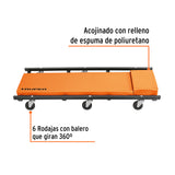 CAMA DE ACERO 36' PARA MECANICO, TRUPER