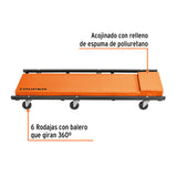 CAMA DE ACERO 40' PARA MECANICO, TRUPER