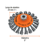 CARDA CIRCULAR TRENZADA PARA ESMERILADOR 14189