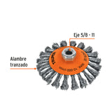 CARDA CIRCULAR TRENZADA PARA ESMERILADOR 14191