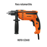 BOLSA CON 2 CARBONES DE REPUESTO PARA ROTO-1/2A10, TRUPER