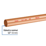 TUBO COBRE TIPO "N" 1/2 3 METRO TRUPER