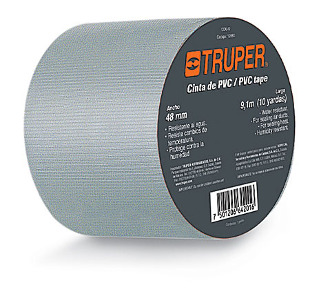 CINTA PVC PARA DUCTOS 48MM X 9.1-M