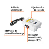 CAJA DE CONTROL PARA BOMBA TIPO BALA 2 HP, TRUPER