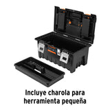 CAJA PARA HERRAMIENTAS 22" CON COMPARTIMENTOS, BROCHES METALICOS TRUPER