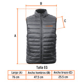CHALECO DE PLUMAS PARA CABALLERO TALLA XG, TRUPER
