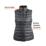 CHALECO DE PLUMAS PARA DAMA TALLA G, TRUPER