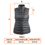 CHALECO DE PLUMAS PARA DAMA TALLA G, TRUPER