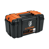 CAJA P/HERRAMIENTA 17 CON COMPARTIMENTOS, BROCHES METALICOS