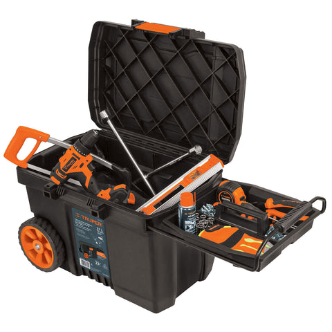 CAJA HERRAMIENTA, PLÁSTICA, 23", CON RUEDAS