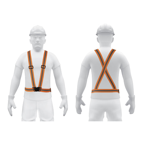 CHALECO ELASTICO TIPO ARNIS NARANJA CON REFLEJANTE, TRUPER