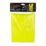 CHALECO DE SEGURIDAD CON CIERRE, AMARILLO