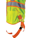 CHALECO DE SEGURIDAD PARA ARNIS, ALTA VISIBILIDAD, VERDE