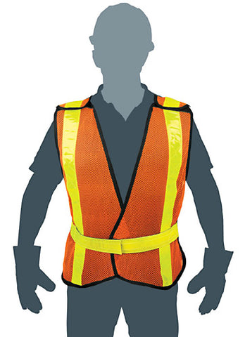CHALECO SEGURIDAD,MALLA, 5PTOS SEGURIDAD