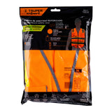 CHALECO DE SEGURIDAD DE ALTA VISIBILIDAD, NARANJA, MEDIANO