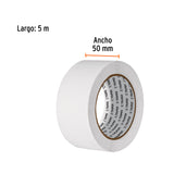 CINTA ADHESIVA ANTIDERRAPANTE, ROLLO, TRANSPARENTE, 50MMX5M