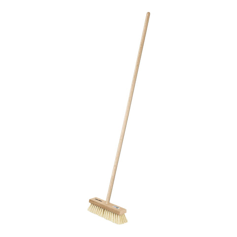 CEPILLO DE IXTLE PARA IMPERMEABILIZAR, CON MANGO DE MADERA